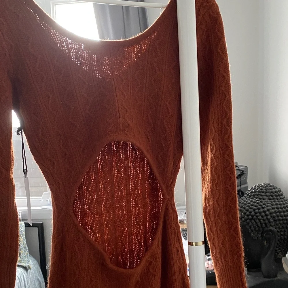 Anthropologie ASTR The Label Regina long sleeve cutout sweater dress - Picture 6 of 7